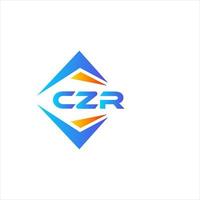 czr astratto tecnologia logo design su bianca sfondo. czr creativo iniziali lettera logo concetto. vettore