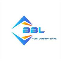 bbl astratto tecnologia logo design su bianca sfondo. bbl creativo iniziali lettera logo concetto. vettore