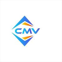 cmv astratto tecnologia logo design su bianca sfondo. cmv creativo iniziali lettera logo concetto. vettore