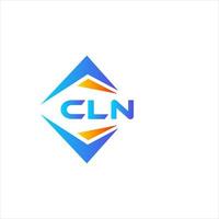 cln astratto tecnologia logo design su bianca sfondo. cln creativo iniziali lettera logo concetto. vettore