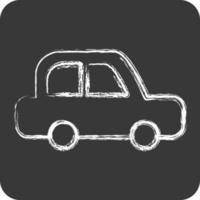 icona macchina. relazionato per auto servizio simbolo. gesso stile. riparare. motore. semplice illustrazione vettore