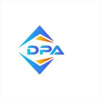 dpa astratto tecnologia logo design su bianca sfondo. dpa creativo iniziali lettera logo concetto. vettore