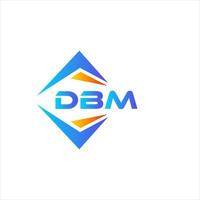 dbm astratto tecnologia logo design su bianca sfondo. dbm creativo iniziali lettera logo concetto. vettore