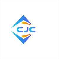 cjc astratto tecnologia logo design su bianca sfondo. cjc creativo iniziali lettera logo concetto. vettore