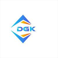 dgk astratto tecnologia logo design su bianca sfondo. dgk creativo iniziali lettera logo concetto. vettore