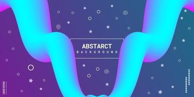 moderno liquido astratto 3d sfondo con gradiente colorato vettore
