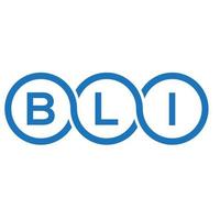 bl lettera logo design su bianca sfondo. bl creativo iniziali lettera logo concetto. bl lettera design. vettore