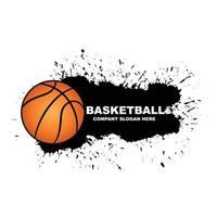 pallacanestro logo vettore, mondo gli sport, design per squadre, adesivi, striscioni, schermo stampa vettore