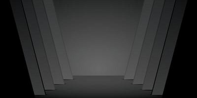 moderno diagonale linea struttura con nero parete e pavimento grafico 3d illustrazione sfondo per mettendo il tuo oggetto