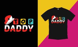 modello di t-shirt per la festa del papà creativa vettore