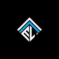 EL lettera logo creativo design con vettore grafico, EL semplice e moderno logo.
