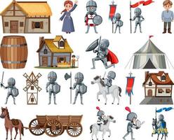 personaggi e oggetti dei cartoni animati medievali