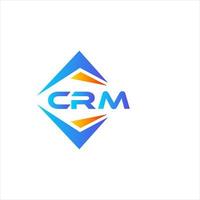 crm astratto tecnologia logo design su bianca sfondo. crm creativo iniziali lettera logo concetto. vettore