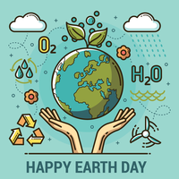 Illustrazione di Earth Day