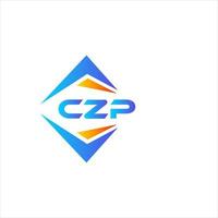 czp astratto tecnologia logo design su bianca sfondo. czp creativo iniziali lettera logo concetto. vettore