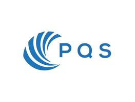 pq lettera logo design su bianca sfondo. pq creativo cerchio lettera logo concetto. pq lettera design. vettore