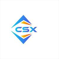 csx astratto tecnologia logo design su bianca sfondo. csx creativo iniziali lettera logo concetto. vettore