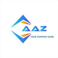 aaz astratto tecnologia logo design su bianca sfondo. aaz creativo iniziali lettera logo concetto. vettore