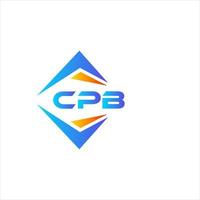 cpb astratto tecnologia logo design su bianca sfondo. cpb creativo iniziali lettera logo concetto. vettore