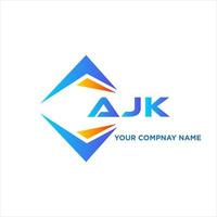 ajk astratto tecnologia logo design su bianca sfondo. ajk creativo iniziali lettera logo concetto. vettore