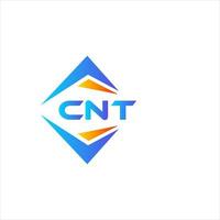 cnt astratto tecnologia logo design su bianca sfondo. cnt creativo iniziali lettera logo concetto. vettore