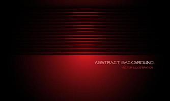 astratto rosso otturatore metallico luce fioca con uno spazio vuoto design moderno sfondo futuristico illustrazione vettoriale. vettore