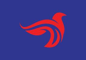 disegno del logo dell'uccello vettore