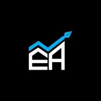 ea lettera logo creativo design con vettore grafico, ea semplice e moderno logo.