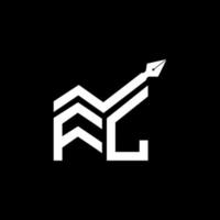 fl lettera logo creativo design con vettore grafico, fl semplice e moderno logo.