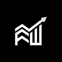fw lettera logo creativo design con vettore grafico, fw semplice e moderno logo.