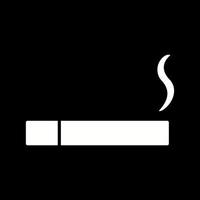 unico illuminato sigaretta vettore icona