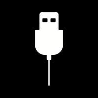 unico USB cavo vettore icona