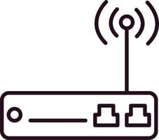 icona di vettore del router