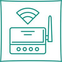 Wi-Fi router vettore icona