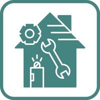 casa riparazione vettore icona