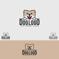 modello di progettazione di logo di cane vettore