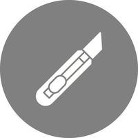 Stazionario coltello vettore icona