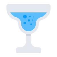 un modificabile design icona di bevanda bicchiere vettore