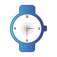 polso orologio icona colorato design modello vettore