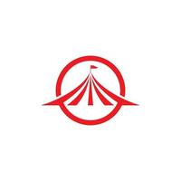 circo logo ,semplice circo logo vettore icona illustrazione