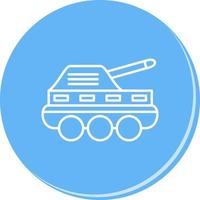 fanteria serbatoio vettore icona