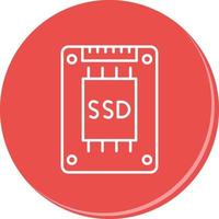 ssd vettore icona