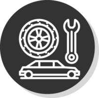 auto servizio vettore icona design