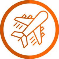 linea aerea vettore icona design