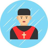 sacerdote vettore icona design