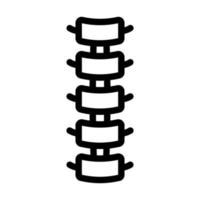 colonna vertebrale icona design vettore