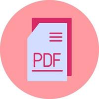 PDF file vettore icona