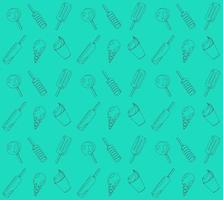 Vector seamless pattern, sfondo da diversi gelati