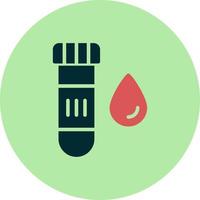 sangue campione vettore icona