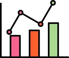 statistica vettore icona